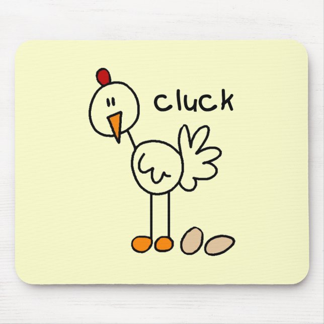 Tapis De Souris Chiffre T-shirts et cadeaux de bâton de poulet (Devant)