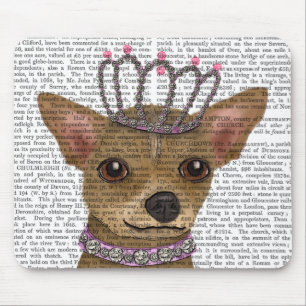 Tapis De Souris Chihuahua Et Tiara