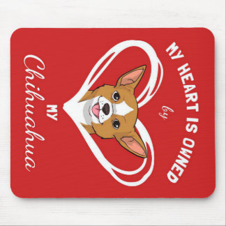 Tapis De Souris Chihuahua Heart_Amoureux des chiens