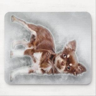 Tapis De Souris Chihuahua looking at camer_dog lover