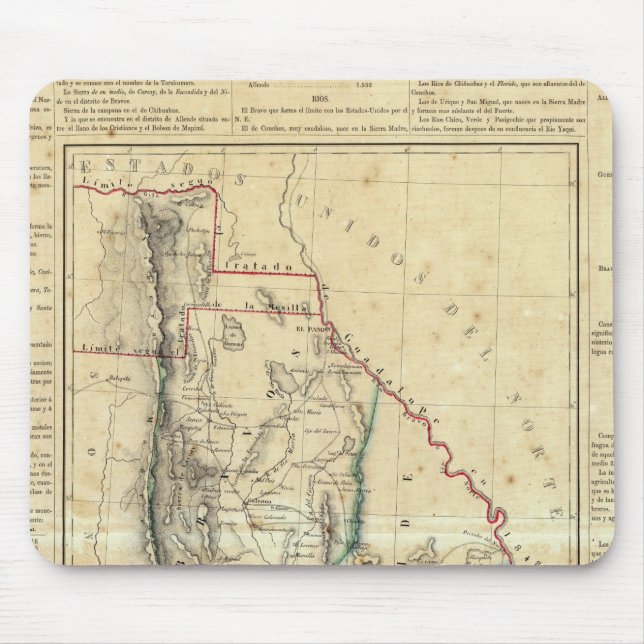 Tapis De Souris Chihuahua, Mexique (Devant)