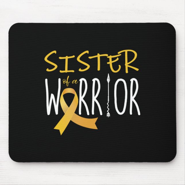 Tapis De Souris Childhood cancer awareness (Devant)