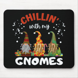 Tapis De Souris Chillin Avec Mes Gnomes Noël