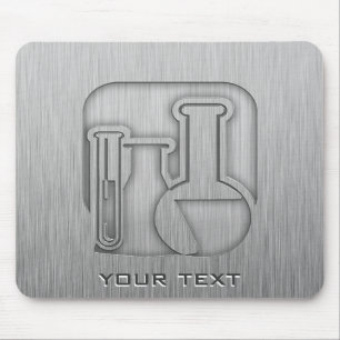 Tapis De Souris Chimie à aspect métallique brossé