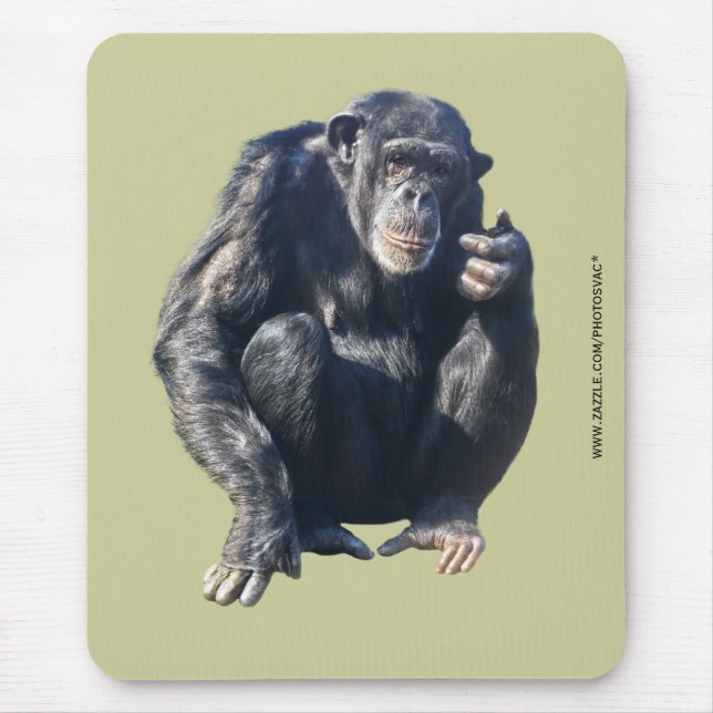 Tapis de souris chimpanzé (Devant)