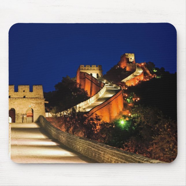 Tapis De Souris Chine, Badaling, Grande Muraille, vue (Devant)