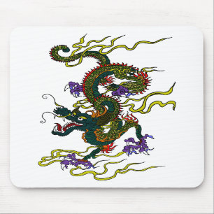 Tapis de souris chinois de dragon