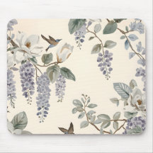 Chinoiserie Élégante Fleurs et Oiseaux
