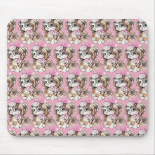 Tapis de souris Chiot