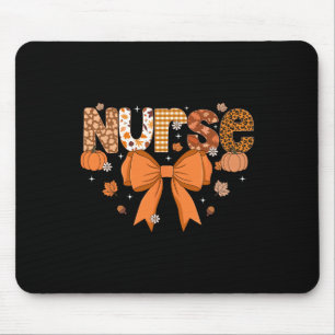 Tapis De Souris Chirurgie Automne Femme Citrouille Saison Automne 