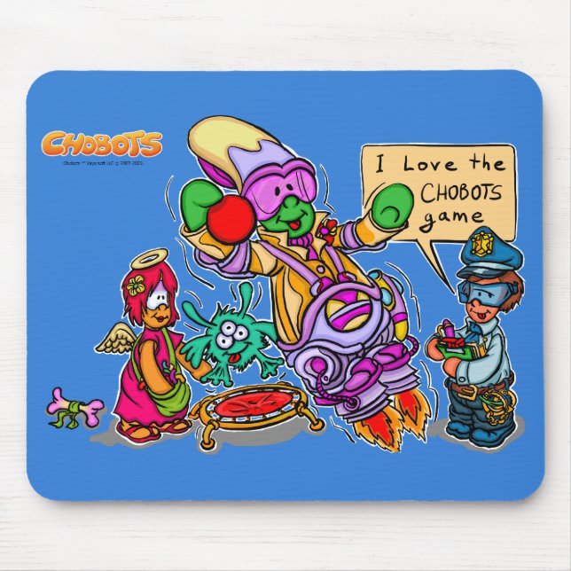 Tapis De Souris Chobots drôle (Devant)