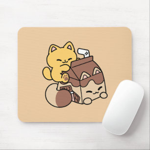 Tapis De Souris Chocolat au Lait en Sirotant la Félicité – Nourrit