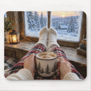 Tapis De Souris Chocolat chaud du matin
