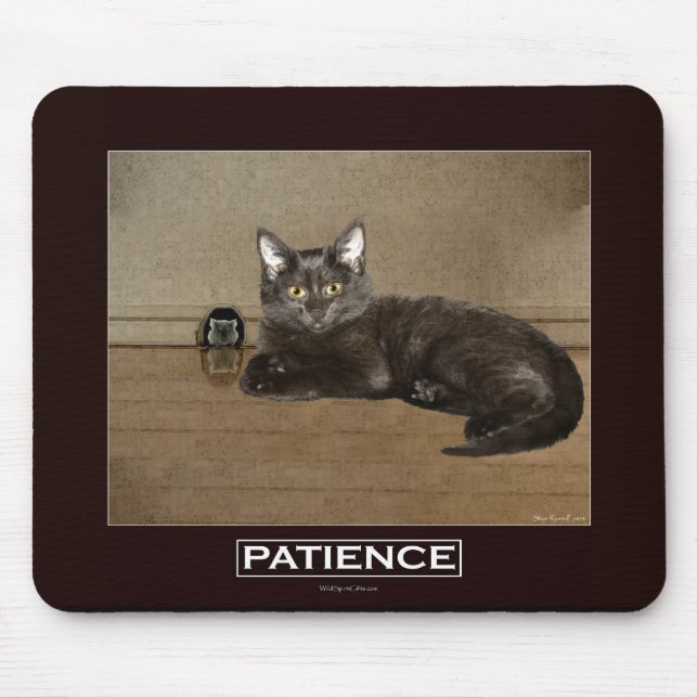 Tapis De Souris Chocolat Kitten Amusant Motivationnel Mousepad (Devant)