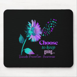 Tapis De Souris Choisir De Continuer À Faire Du Tournesol Femmes S