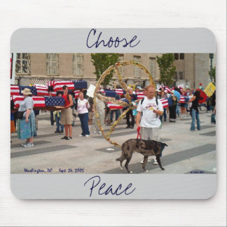 Tapis De Souris "Choisissez la paix "