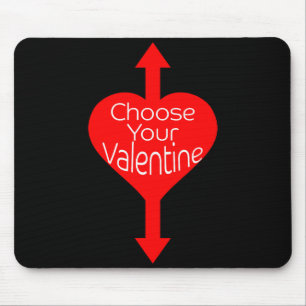 Tapis De Souris Choisissez Votre Saint-Valentin Drôle et Coquin po