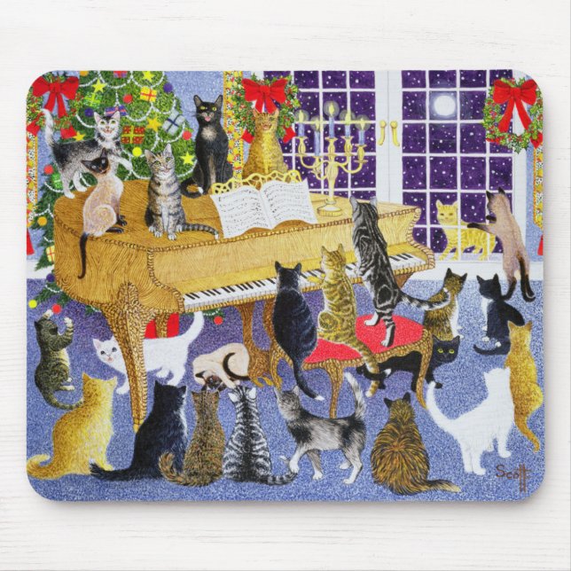 Tapis De Souris Chorus de Noël (Devant)