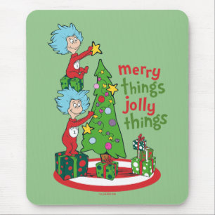 Tapis De Souris Chose Une Chose Deux Merry Things Jolly Things