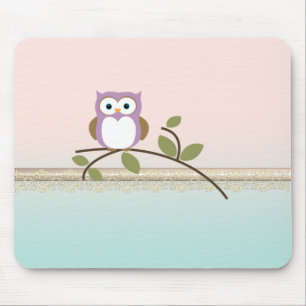 Tapis De Souris Chouette adorable et mignonne