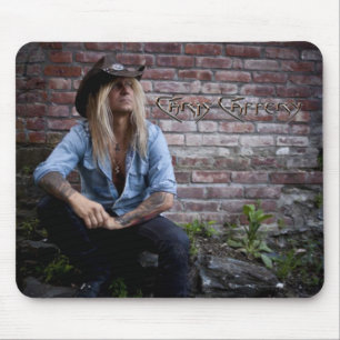 Tapis De Souris Chris Caffery assis sur la corbeille de souris de