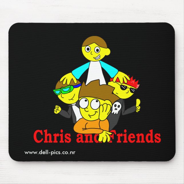 Tapis De Souris Chris et amis Mousepad (Devant)