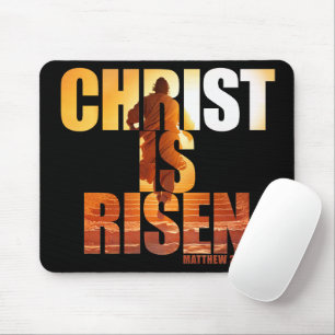 Tapis De Souris Christ ressuscité - Résurrection de Jésus Pâques