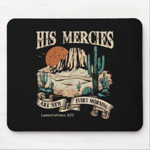 Tapis De Souris Christian Jésus Ses Mérites Sont Nouveaux Chaque M