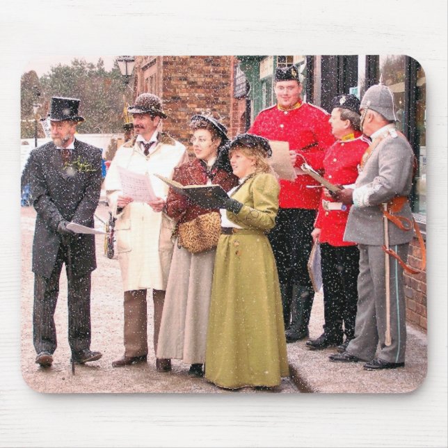 TAPIS DE SOURIS CHRISTMAS CAROL CHANTEURS VICTORIENS (Devant)