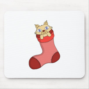 Tapis De Souris Christmas Kitten