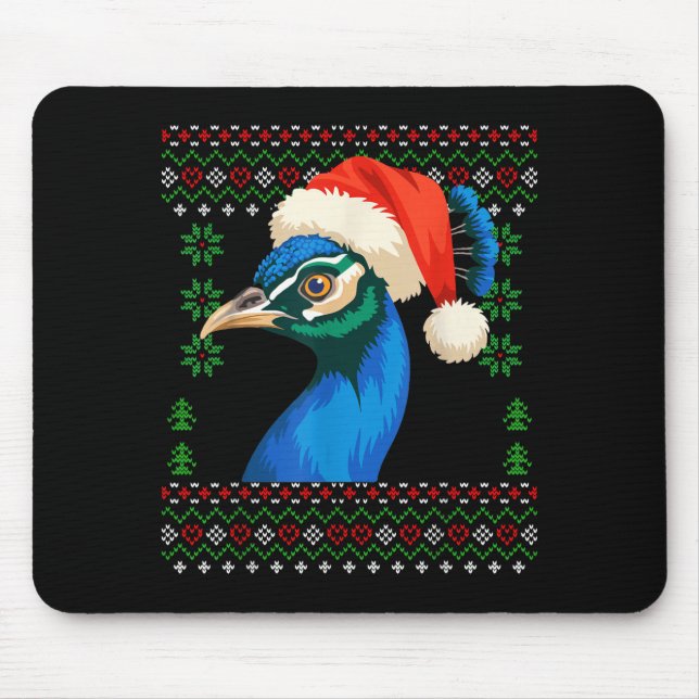 Tapis De Souris Christmas Pea Ugly Xmas Sweater  (Devant)