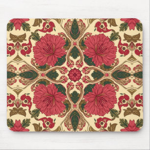 Tapis De Souris Chrysanthèmes William Morris Art Nouveau floral