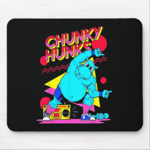 Tapis De Souris Chunky Hunks Gym Poids Bodybuilding Muscle