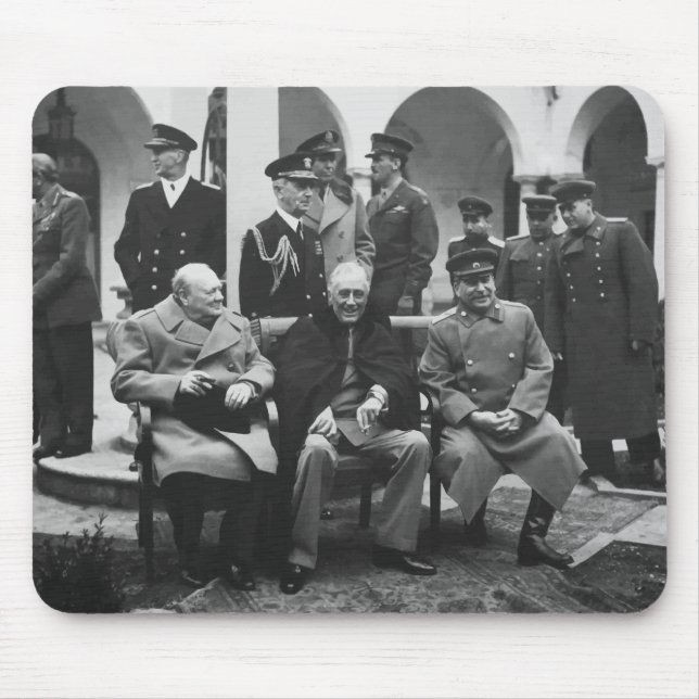 Tapis De Souris Churchill, Roosevelt, et Stalin (Devant)