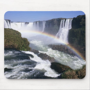 Tapis De Souris Chutes d'Iguassu, État du Paraná, Brésil. Vue aéri