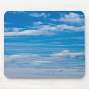 Tapis De Souris Ciel bleu avec flux nuageux