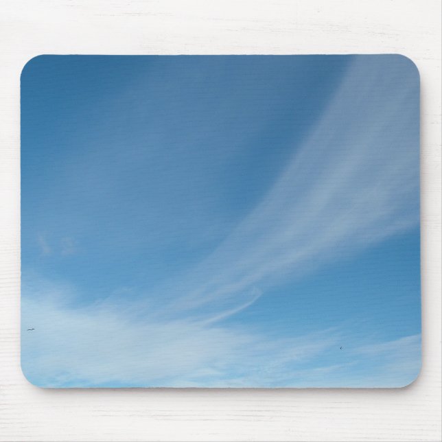 Tapis De Souris Ciel bleu et nuages blancs (Devant)