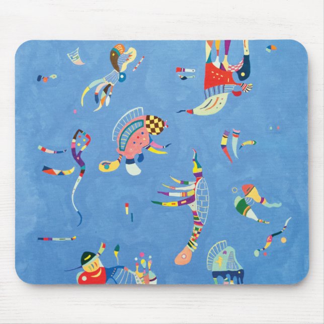 Tapis De Souris Ciel bleu par Wassily Kandinsky (Devant)