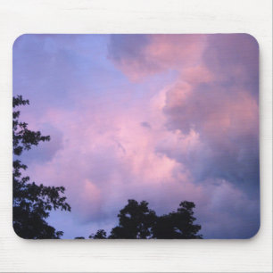 Tapis De Souris Ciel rose la nuit