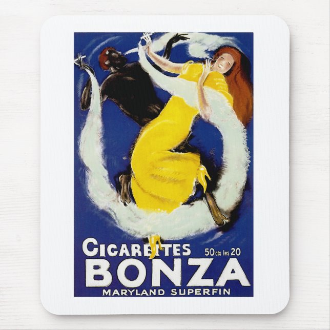 Tapis De Souris Cigarettes Bonza (Devant)