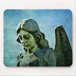 Tapis De Souris Cimetière Ange Gardien Art