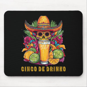 Tapis De Souris Cinco De Drinko Amusant Cinco De Mayo Party Boire