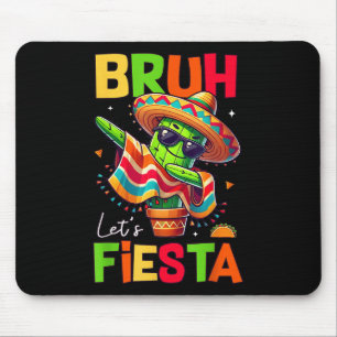 Tapis De Souris Cinco De Mayo Cactus Mexicains Amusant Fets Fiesta
