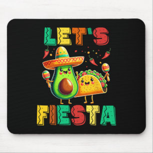 Tapis De Souris Cinco De Mayo Faisons La Fête Avocat Et Tacos Cinc
