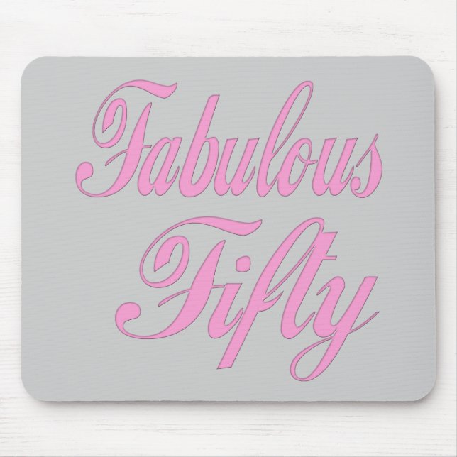 Tapis De Souris Cinquantième anniversaire fabuleux Mousepad (Devant)