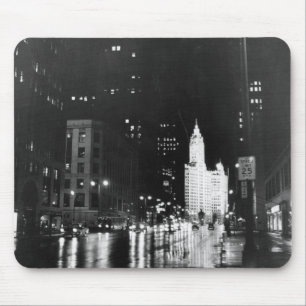 Tapis De Souris circa 1954 : De vue une avenue du Michigan vers