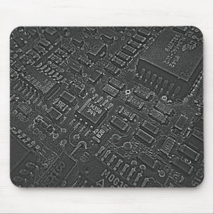 Tapis De Souris Circuitisme noir