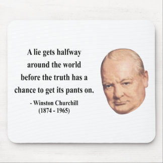 Tapis De Souris Citation 11b de Winston Churchill