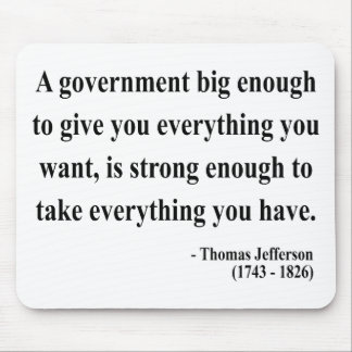 Tapis De Souris Citation 1a de Thomas Jefferson