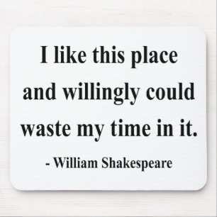 Tapis De Souris Citation 6a de Shakespeare